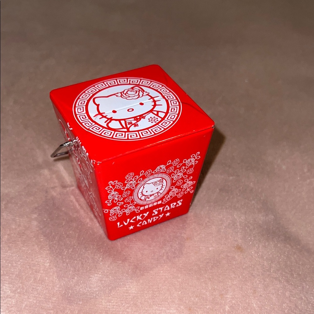 Hello Kitty Red Lucky Stars Candy Tin